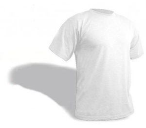 חולצת טריקו 160 גרם צבע לבן – לבן