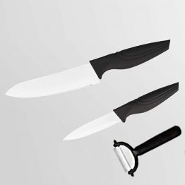 מארז 3 סכינים קרמיות