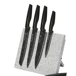 סט 5 סכיני שף כולל משטח קרמי מגנטי
