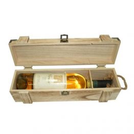 קופסא לבקבוק יין מעץ