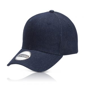 “BILL” כובע מבד ג’ינס איכותי 6 פאנל