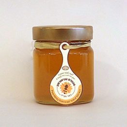 צנצנת דבש מרובעת 250 גר’