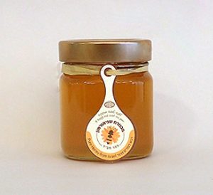 צנצנת דבש מרובעת 250 גר’