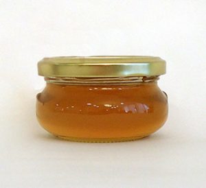 צנצנת דבש שטוחה 120 גר’