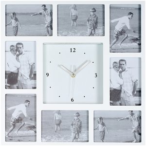שעון קיר עץ מעוצב 8 תמונות