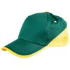 “ספורט” כובע 5 פאנל בשילוב צבעים מכותנה