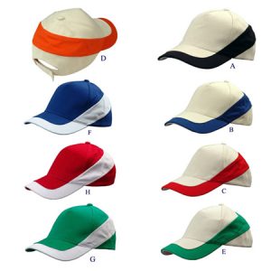 “גולף” כובע מכותנה מוברשת בשילובי צבעים