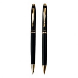 סט “פרסטיג’ זהב” עט כדורי ועיפרון מכני