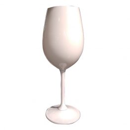 גביע יין מחוסם טוליפ קריסטל צ’כי לבן