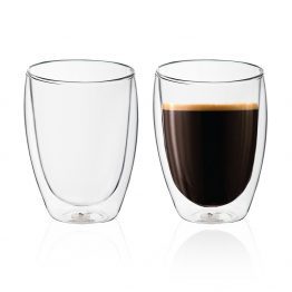 “ויאטנם” זוג כוסות זכוכית עם דופן כפולה 350 מ”מ