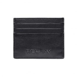 ארנק עור RFID NFC צבע שחור מבית REPLAY