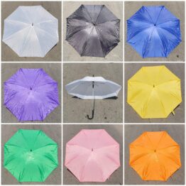 מטריה ישרה 23″ אינץ’ במגוון צבעים