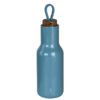 בקבוק תרמי נירוסטה חם / קר עם מכסה עץ ומאחז סיליקון ידית מבית H2O-Pro
